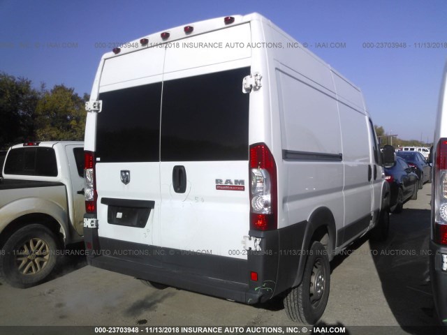 3C6TRVBG2HE547744 - 2017 RAM PROMASTER 1500 1500 HIGH WHITE photo 4