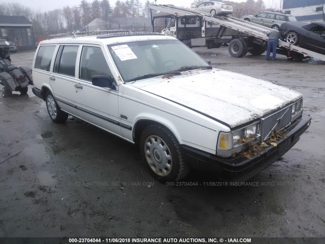 YV1FA8858K1185962 - 1989 VOLVO 740 GL WHITE photo 1