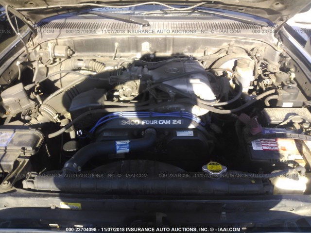 5TEHN72N61Z813172 - 2001 TOYOTA TACOMA DOUBLE CAB 黑色 照片 10