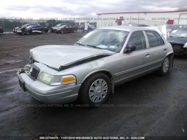 2FAFP71V18X153918 - 2008 FORD CROWN VICTORIA POLICE INTERCEPTOR GRAY photo 2