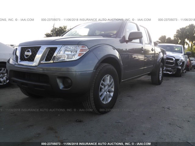 1N6AD0FR4GN781677 - 2016 NISSAN FRONTIER SV/SL GRAY photo 2