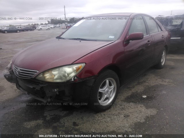 4T1BE32K95U099942 - 2005 TOYOTA CAMRY LE/XLE/SE 红色 照片 2