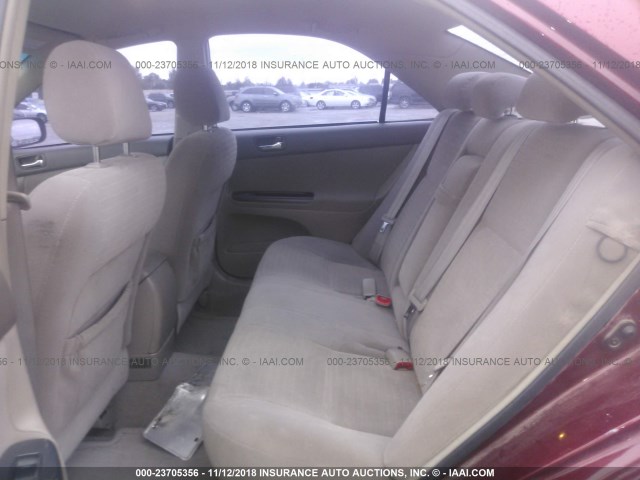 4T1BE32K95U099942 - 2005 TOYOTA CAMRY LE/XLE/SE 红色 照片 8