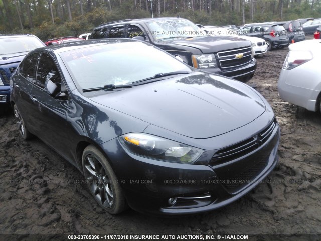 1C3CDFBA9DD299744 - 2013 DODGE DART SXT GRAY photo 1