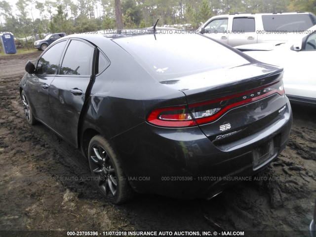 1C3CDFBA9DD299744 - 2013 DODGE DART SXT GRAY photo 3