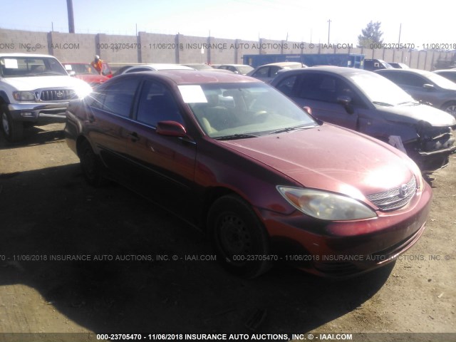 JTDBE32K030160457 - 2003 TOYOTA CAMRY LE/XLE 红色 照片 1