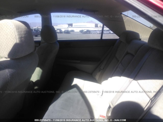 JTDBE32K030160457 - 2003 TOYOTA CAMRY LE/XLE 红色 照片 8