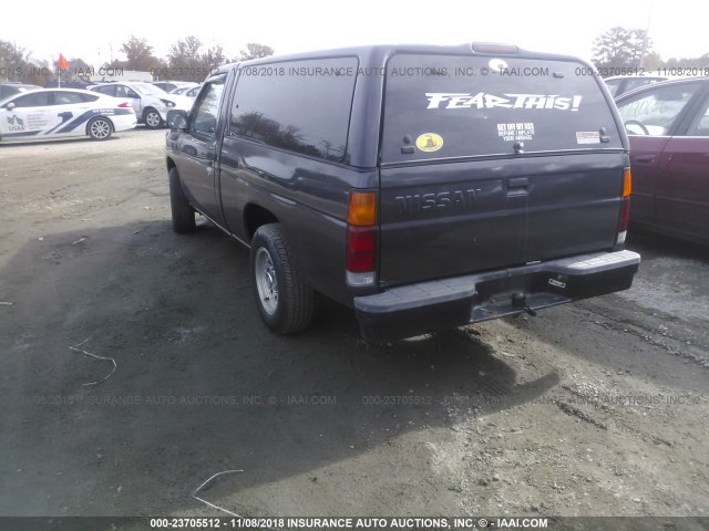 1N6SD11S8VC304103 - 1997 NISSAN TRUCK XE GRAY photo 3