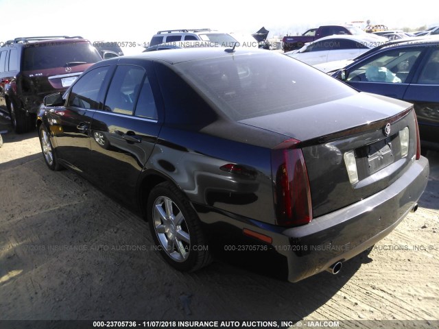 1G6DW677650137959 - 2005 CADILLAC STS BLACK photo 3