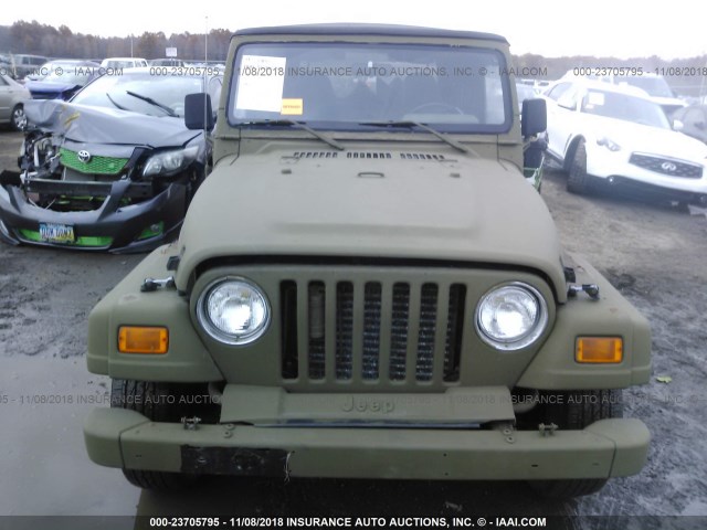 1J4FY29P8VP424694 - 1997 JEEP WRANGLER / TJ SE GREEN photo 6