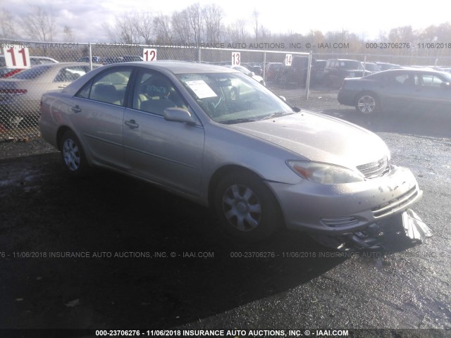 4T1BE32K02U610028 - 2002 TOYOTA CAMRY LE/XLE/SE TAN photo 1