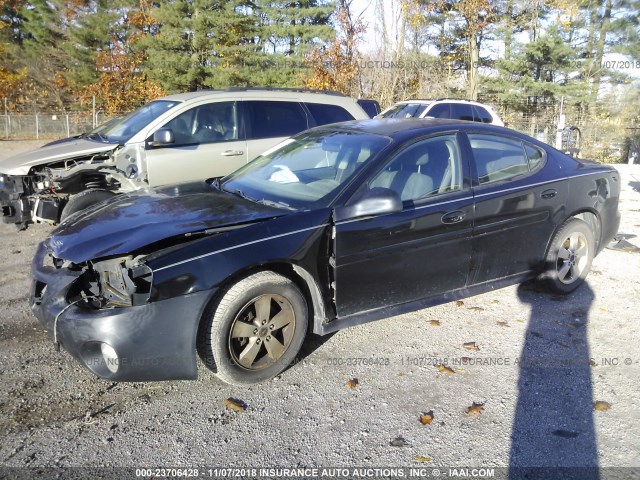 2G2WP522251234447 - 2005 PONTIAC GRAND PRIX შავი ფოტო 2