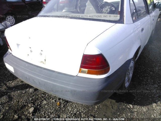 1G8ZG5286WZ228845 - 1998 SATURN SL1 WHITE photo 6