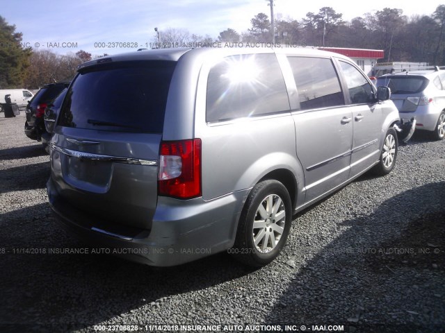 2C4RC1BG8ER394990 - 2014 CHRYSLER TOWN & COUNTRY TOURING GRAY photo 4