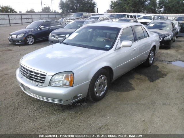 1G6KE57Y41U143582 - 2001 CADILLAC DEVILLE DHS SILVER photo 2