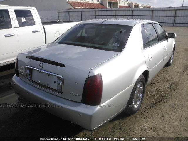 1G6KE57Y41U143582 - 2001 CADILLAC DEVILLE DHS SILVER photo 4