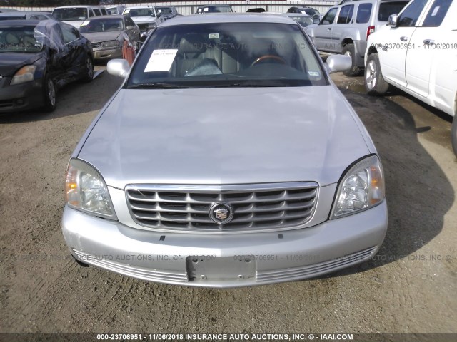 1G6KE57Y41U143582 - 2001 CADILLAC DEVILLE DHS SILVER photo 6