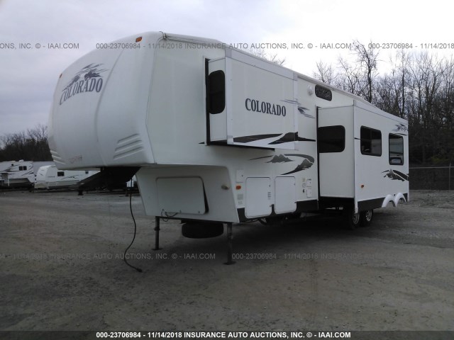 47CFCRR206C653511 - 2006 DUTCHMEN COLORADO 5TH WHEEL CAMPER  BEIGE photo 2