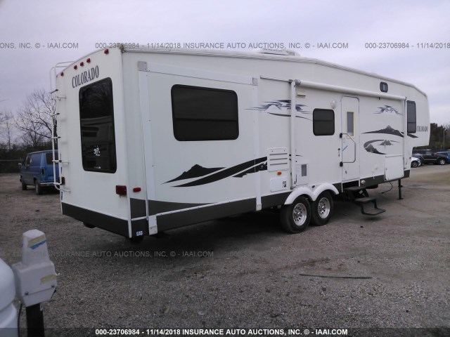 47CFCRR206C653511 - 2006 DUTCHMEN COLORADO 5TH WHEEL CAMPER  BEIGE photo 4