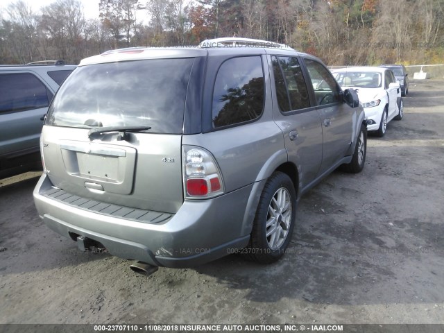 5S3ET13S182800140 - 2008 SAAB 9-7X 4.2I GRAY photo 4