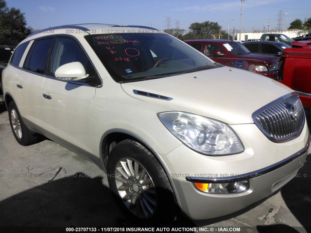 5GALRBED2AJ110202 - 2010 BUICK ENCLAVE CXL 白色 照片 1