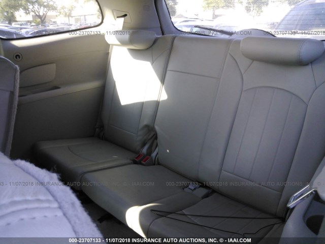 5GALRBED2AJ110202 - 2010 BUICK ENCLAVE CXL 白色 照片 8