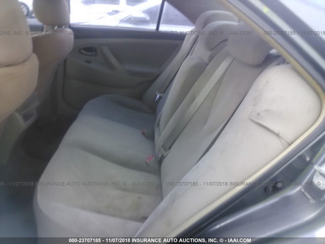4T1BF3EKXAU531330 - 2010 TOYOTA CAMRY SE/LE/XLE GRAY photo 8