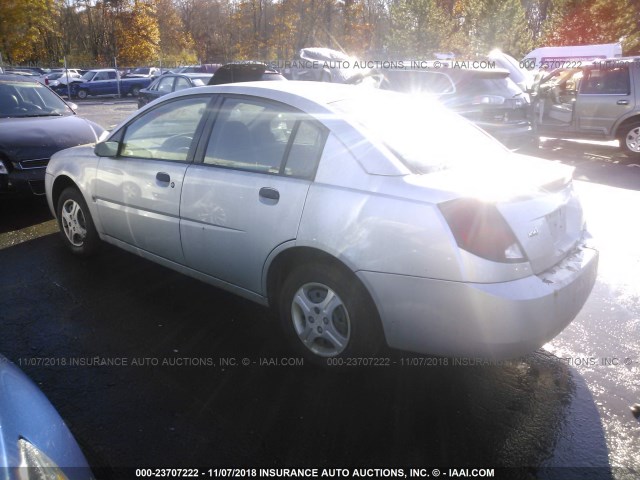 1G8AG52F84Z115679 - 2004 SATURN ION LEVEL 1 SILVER photo 3