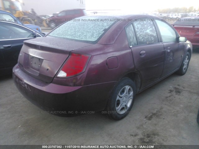 1G8AJ52F93Z194022 - 2003 SATURN ION LEVEL 2 红色 照片 4