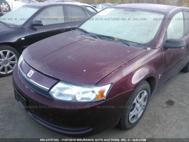 1G8AJ52F93Z194022 - 2003 SATURN ION LEVEL 2 红色 照片 6