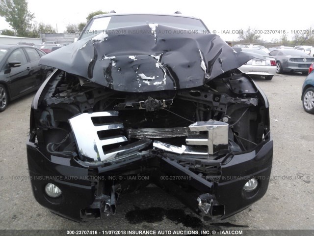 1FMFU15588LA03856 - 2008 FORD EXPEDITION XLT BLACK photo 6