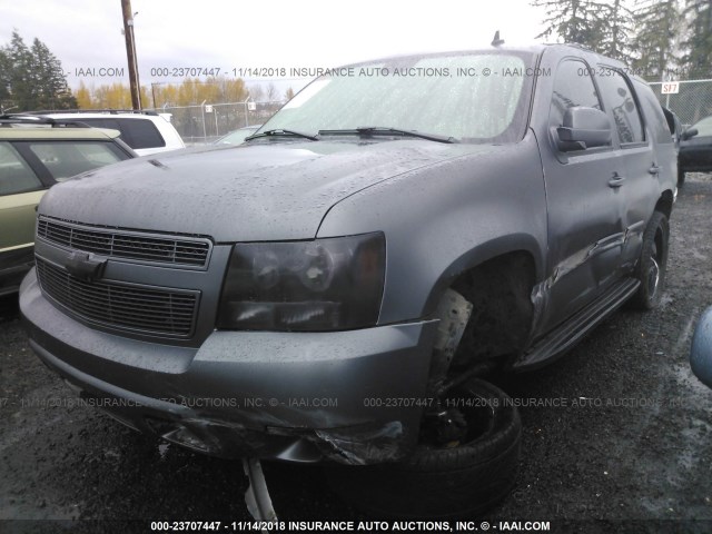 1GNFK13027J144506 - 2007 CHEVROLET TAHOE K1500 GRAY photo 2