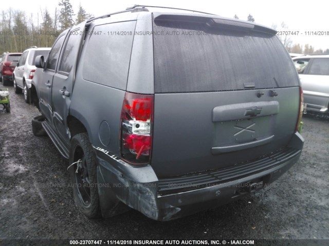 1GNFK13027J144506 - 2007 CHEVROLET TAHOE K1500 GRAY photo 3