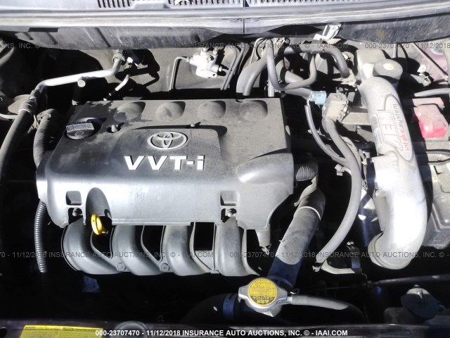 JTKKT624040047689 - 2004 TOYOTA SCION XA წითელი ფოტო 10