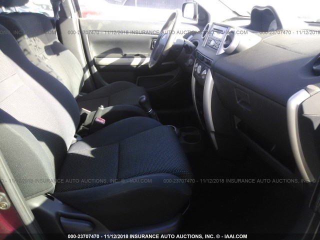 JTKKT624040047689 - 2004 TOYOTA SCION XA წითელი ფოტო 5