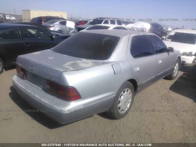 JT8BH28F1V0081456 - 1997 LEXUS LS 400 ვერცხლისფერი ფოტო 4