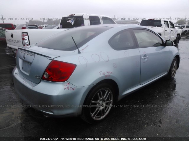 JTKDE177350054551 - 2005 TOYOTA SCION TC Mavi foto 4
