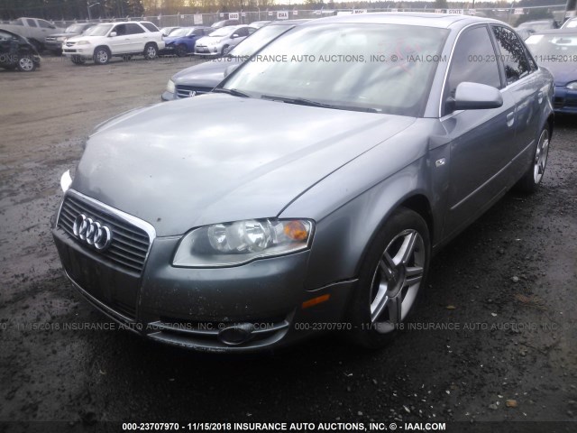 WAUAF78E97A128038 - 2007 AUDI A4 2/TURBO BLUE photo 2