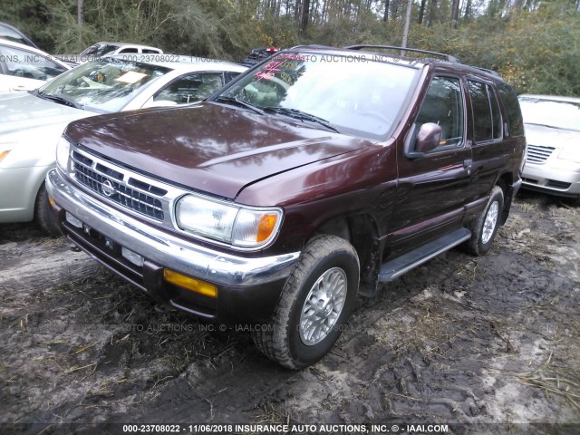 JN8AR05S2WW242447 - 1998 NISSAN PATHFINDER XE/LE BURGUNDY photo 2