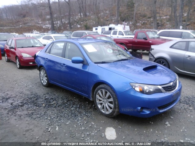 JF1GE74608G516083 - 2008 SUBARU IMPREZA WRX BLUE photo 1