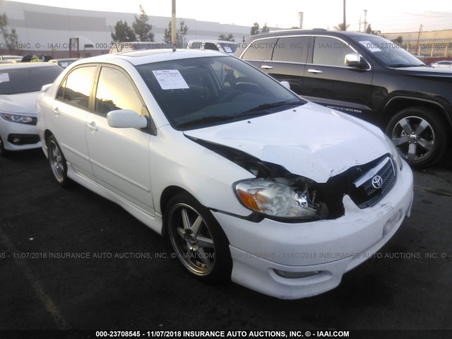 1NXBR30E75Z561948 - 2005 TOYOTA COROLLA CE/LE/S WHITE photo 1