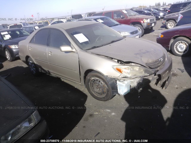 4T1BE32K04U296531 - 2004 TOYOTA CAMRY LE/XLE/SE GOLD photo 1