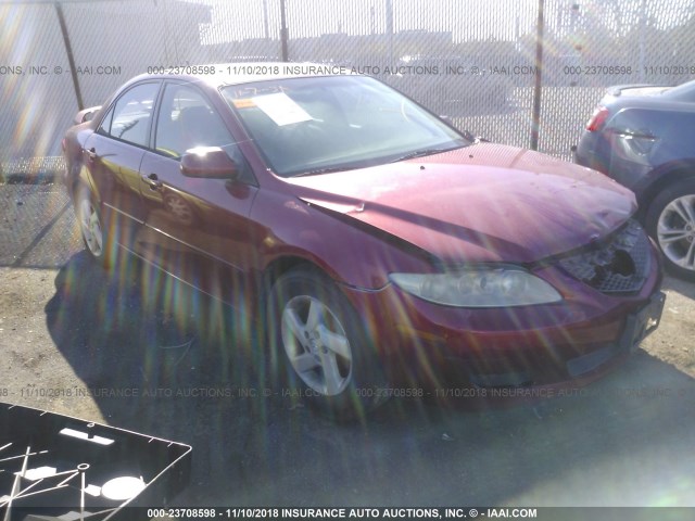 1YVFP80C045N64460 - 2004 MAZDA 6 I أحمر صورة 1