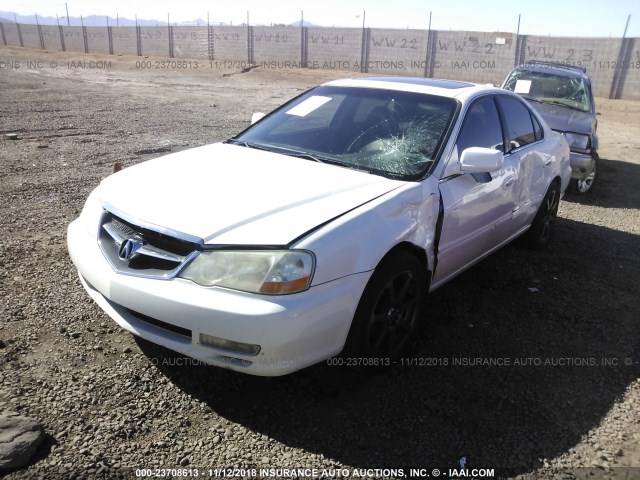 19UUA56812A019857 - 2002 ACURA 3.2TL TYPE-S WHITE photo 2