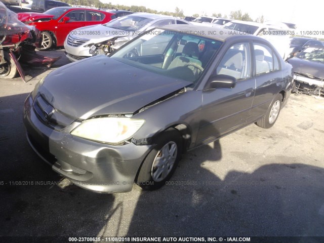 2HGES16375H507165 - 2005 HONDA CIVIC DX VP Boz foto 2