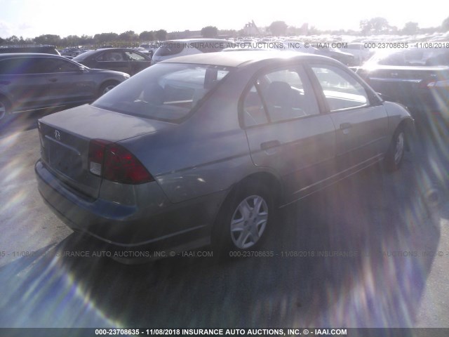 2HGES16375H507165 - 2005 HONDA CIVIC DX VP Boz foto 4