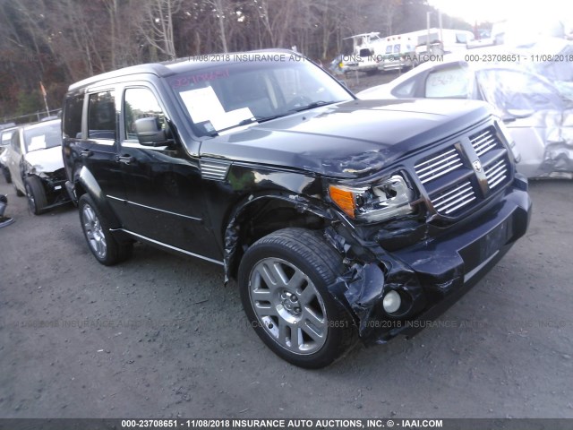 1D8GU58667W630042 - 2007 DODGE NITRO R/T BLACK photo 1