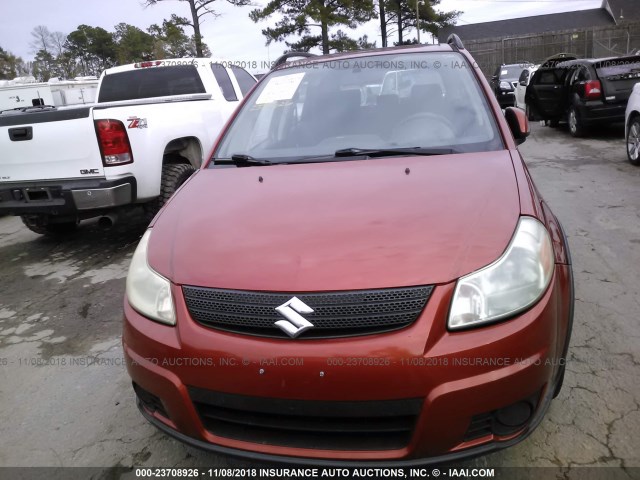 JS2YA413785102089 - 2008 SUZUKI SX4 CONVENIENCE ORANGE photo 6