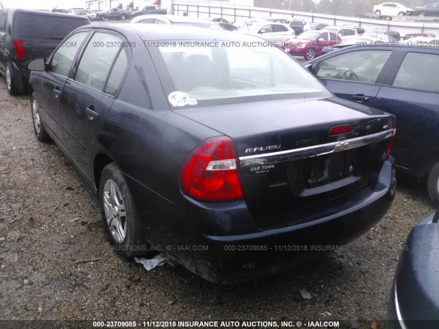 1G1ZS51F56F282765 - 2006 CHEVROLET MALIBU LS ლურჯი ფოტო 3