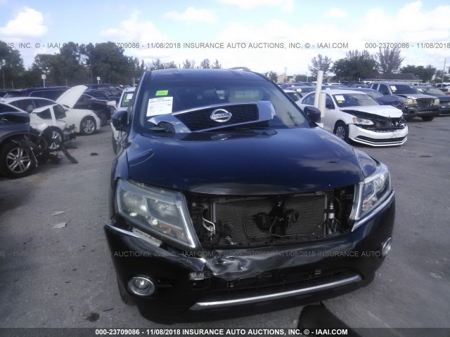 5N1AR2MN6DC620055 - 2013 NISSAN PATHFINDER S/SV/SL/PLATINUM BLACK photo 6